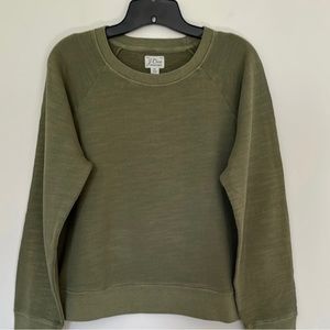 J Crew Green Sweatshirt Size M